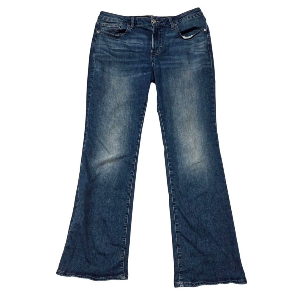 Lucky Brand Lolita Bootcut Jeans Women 14/32 Blue Cotton Blend Low Rise